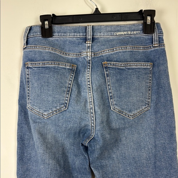 Current Elliott High Waist Seamed Ankle Skinny Stiletto Jean Medium Wash Size 27 - Picture 5 of 10